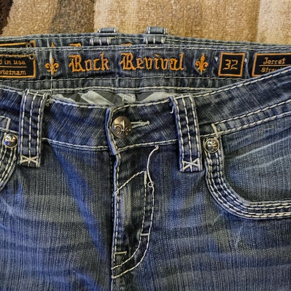 Rock Revival Dark Blue Slim Jeans great condition - Picture 6 of 6